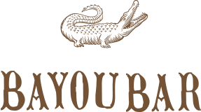 Logo for Bayou Bar in New Orleans