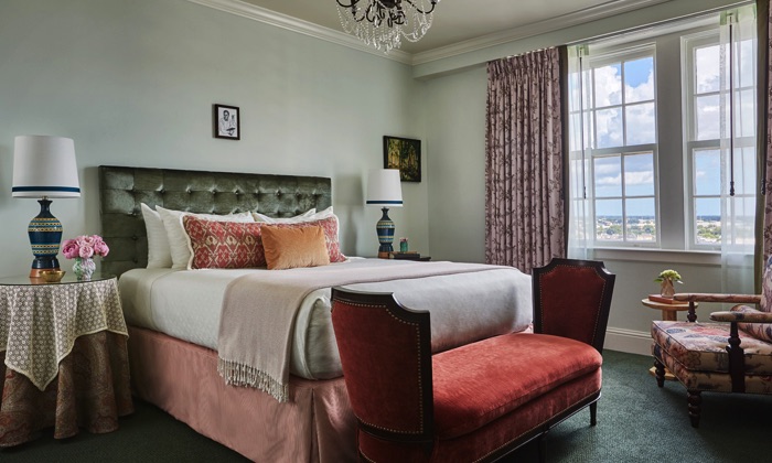 Preview of a room at our New Orleans hotel near the streetcar line