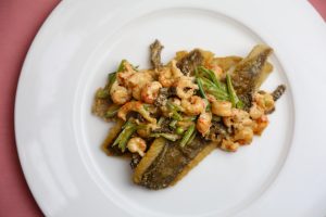 Savory Flounder dish served at the Pontchartrain Hotel